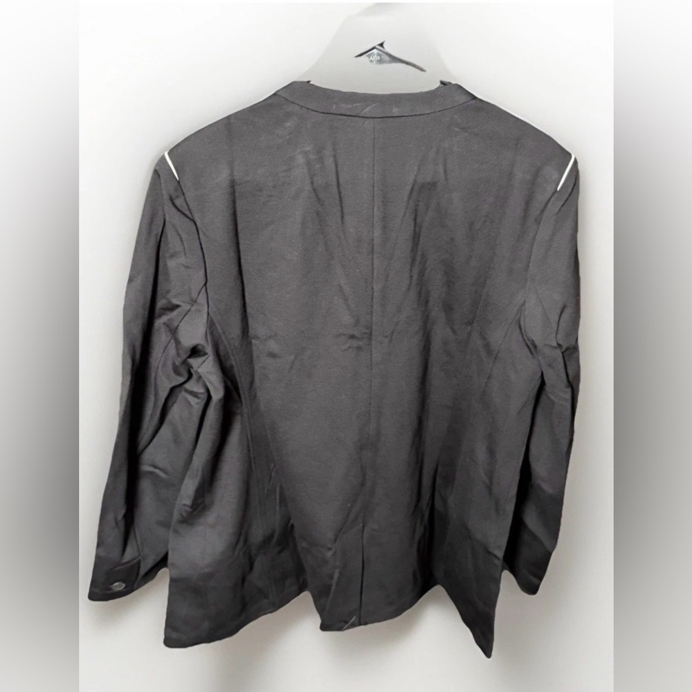 Amanda + Chelsea Black Open Front Topper Blazer – 1X – NWT - Picture 2 of 4